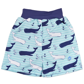 badshorts med blöja