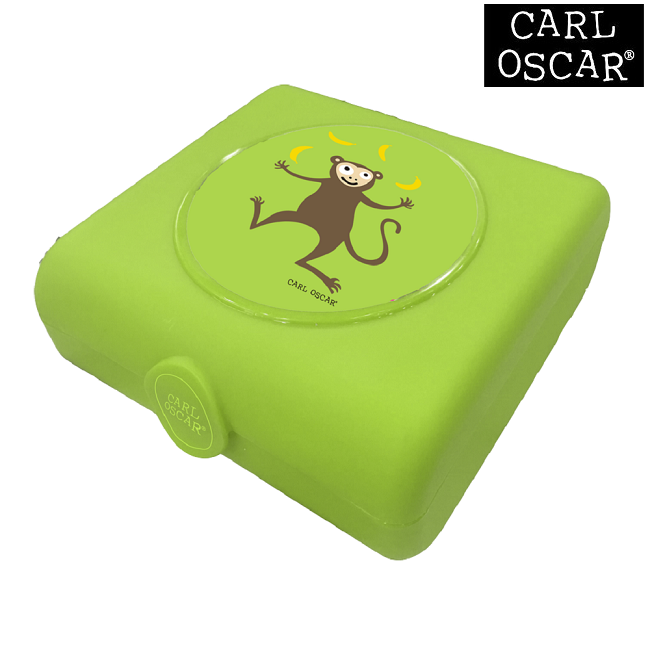 Sandwichbox Carl Oscar Lime Monkey