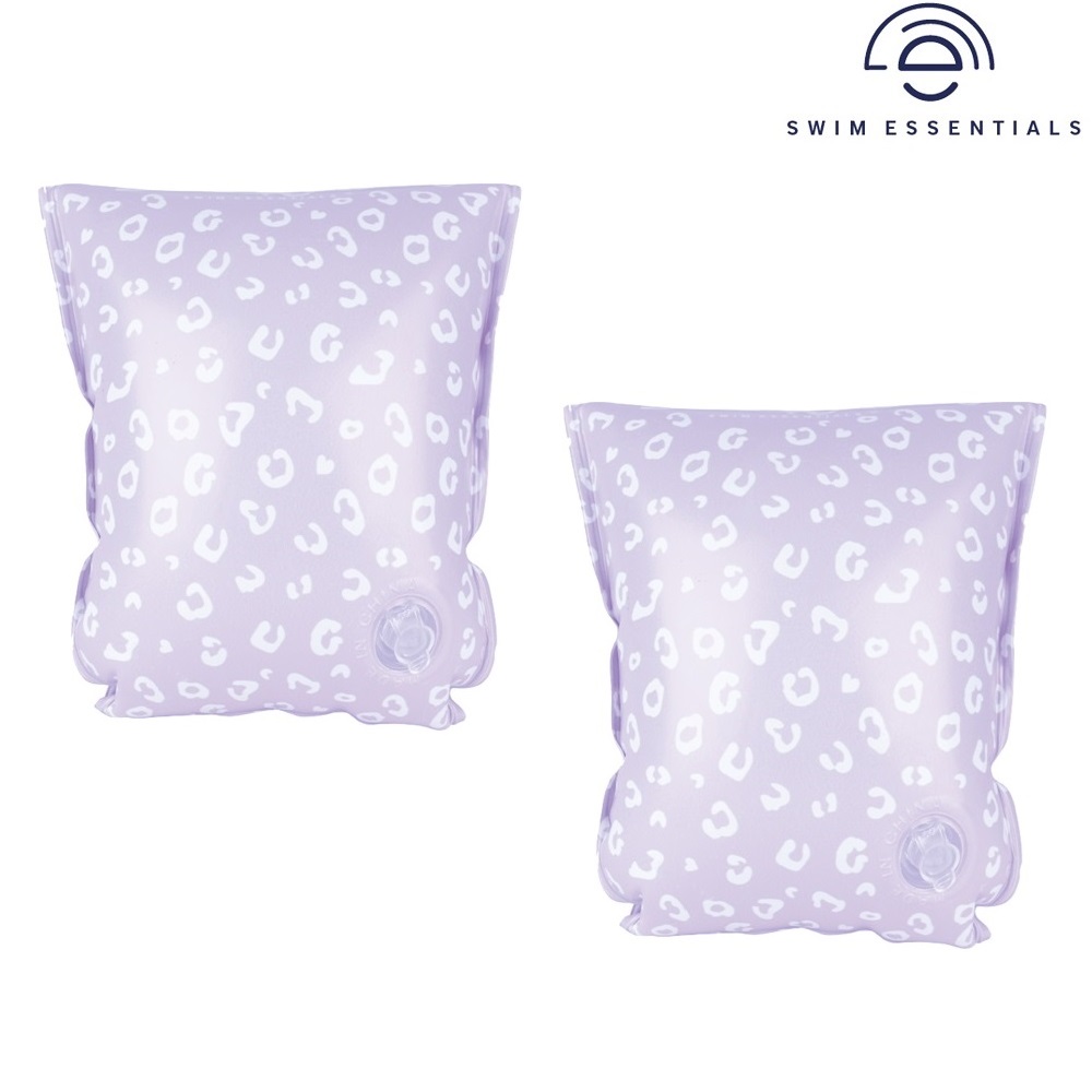 Armpuffar Swim Essentials Lilac Leopard