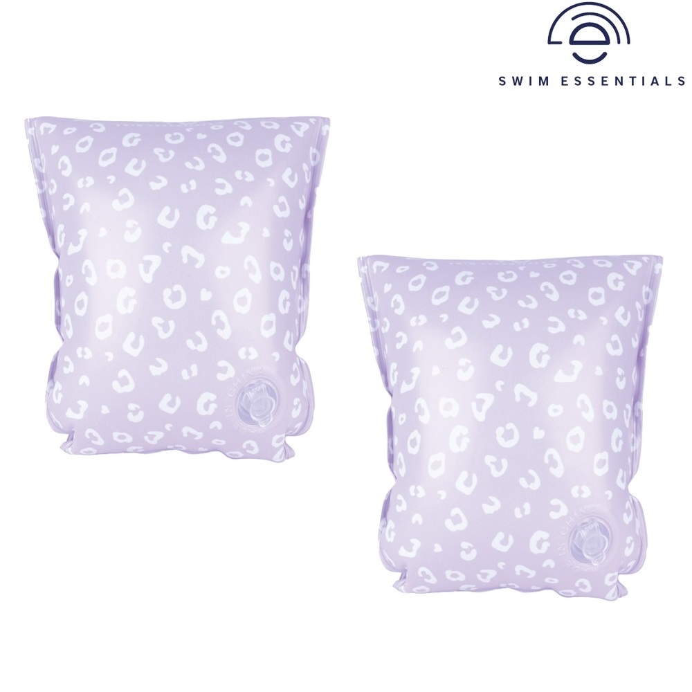 Armpuffar - Swim Essentials Lilac Leopard