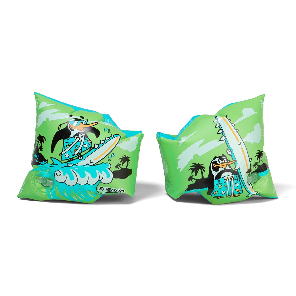 Armpuffar Speedo Fluro Green 2-6 år