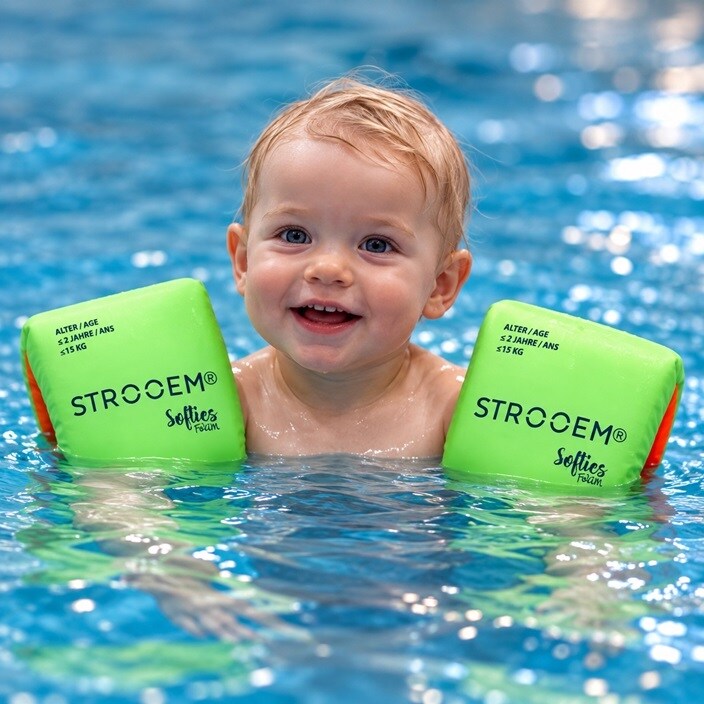 Armpuffar för barn - Strooem Softies Foam Green