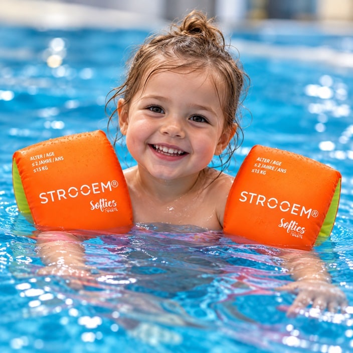 Armpuffar för barn - Strooem Softies Foam Orange