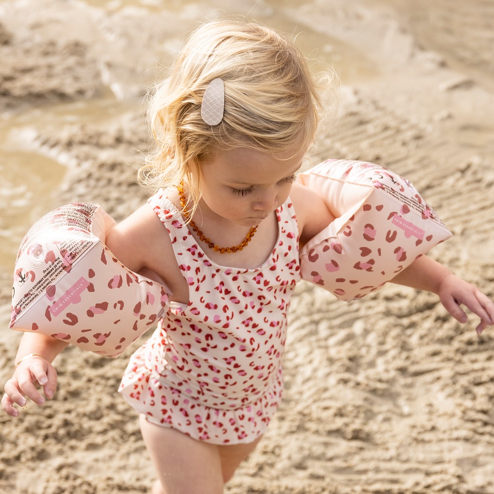 Uppblåsbara armpuffar till baby Swim Essentials Old Pink Panther