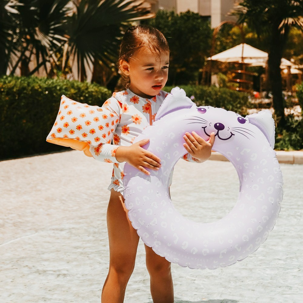 Armpuffar för baby Swim Essentials Flower Hearts