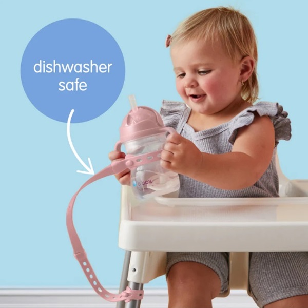 Hållare till muggar, flaskor och leksaker B.box Connect-a-Cup Blush