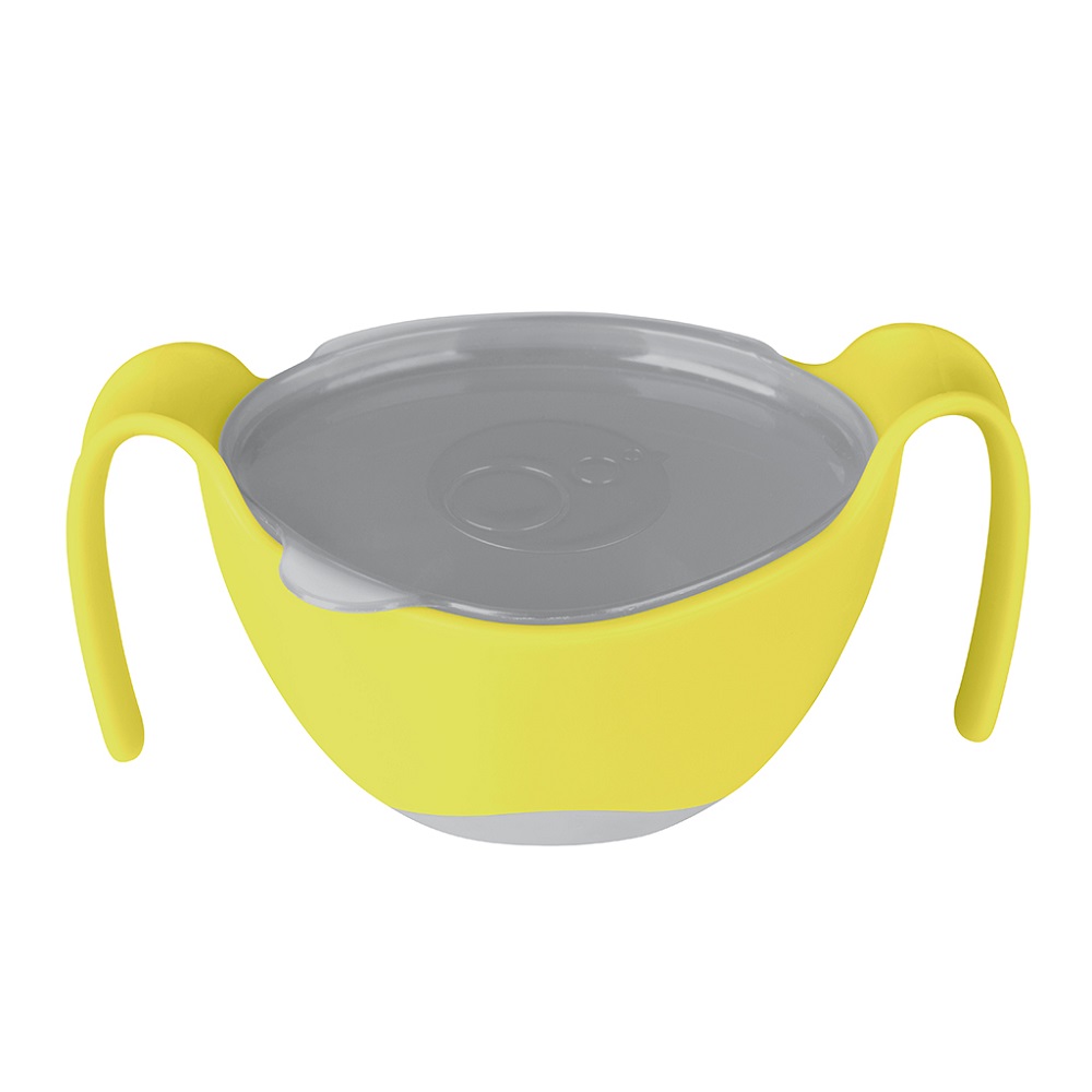 Matskål till barn B.box Bowl and Straw Lemon Sherbet