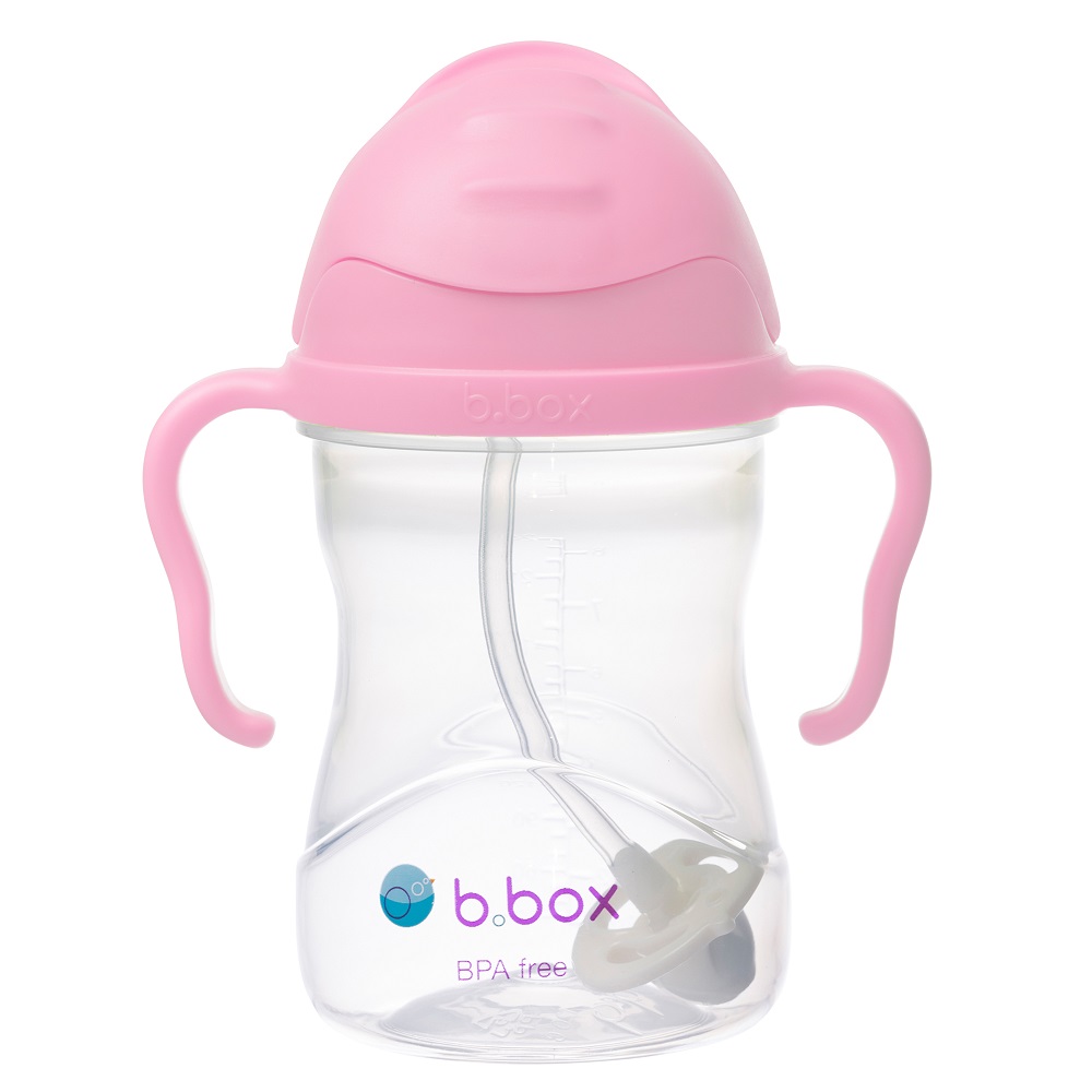 Sugrörsmugg B.box Sippy Cup Cherry Blossom rosa