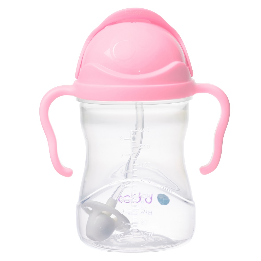 Sugrörsmugg B.box Sippy Cup Cherry Blossom rosa