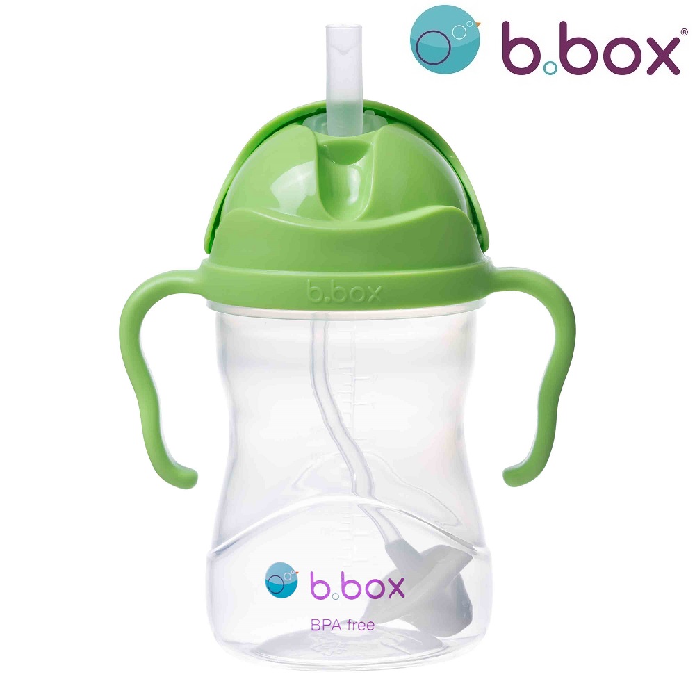 Sugrörsmugg B.box Sippy Cup Apple grön