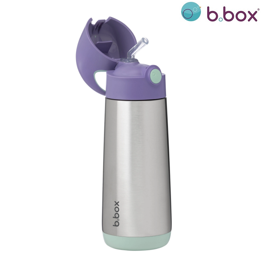 Termosflaska till barn B.box Insulated Drink Bottle Lilac Pop