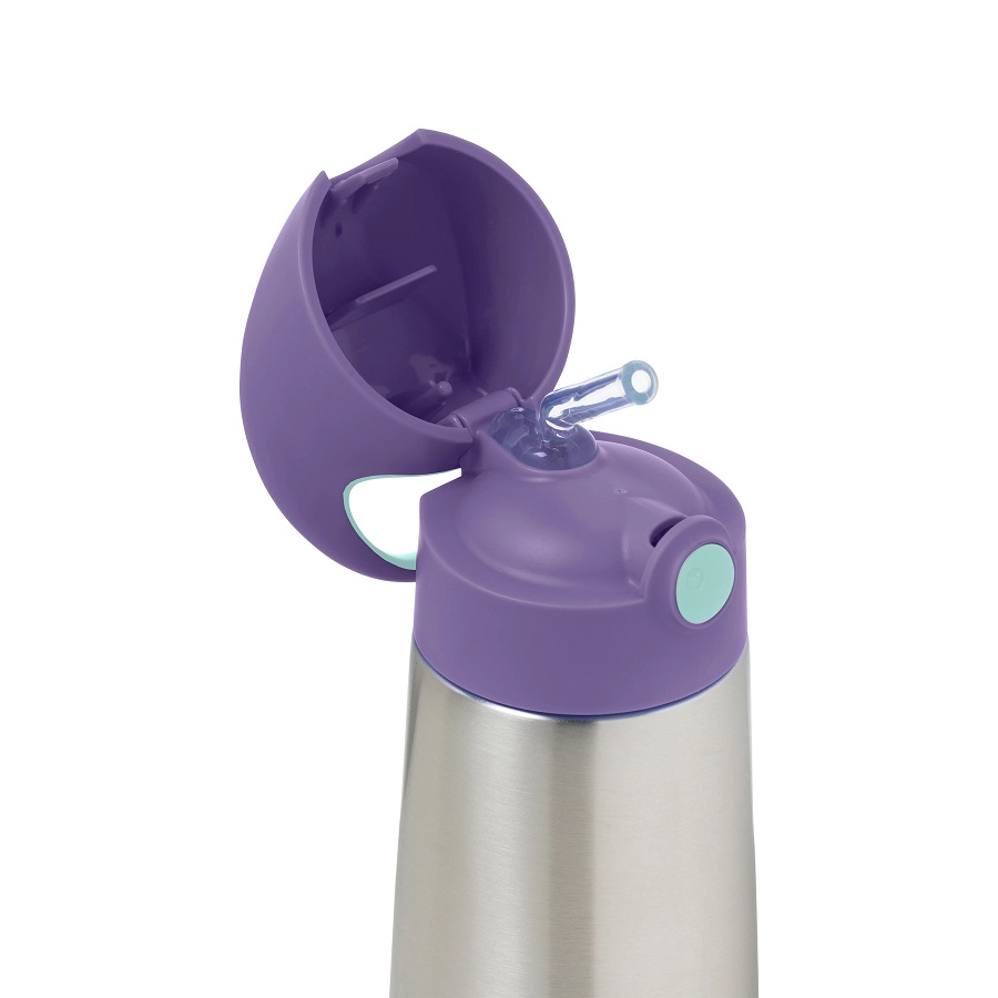 Termosflaska till barn B.box Insulated Drink Bottle Lilac Pop