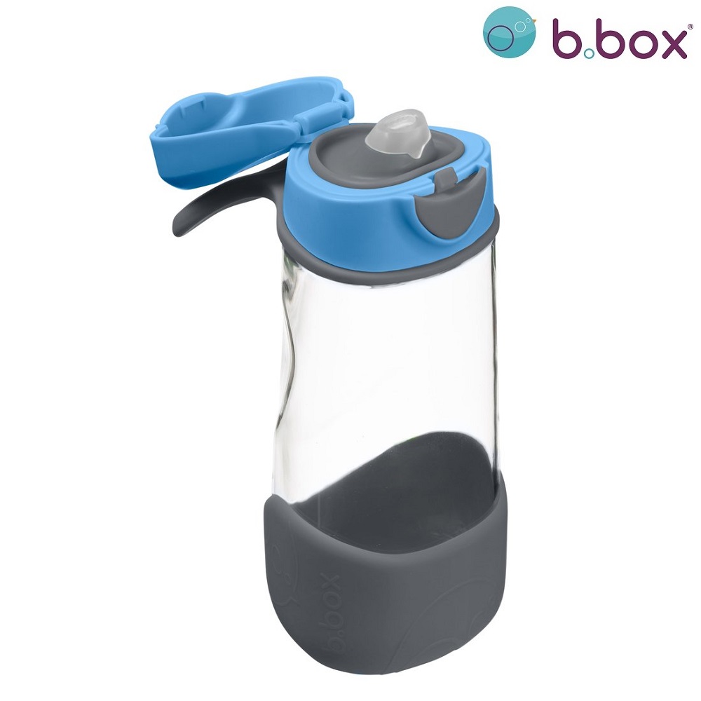 Vattenflaska för barn Bbox Spout Bottle Blue Slate