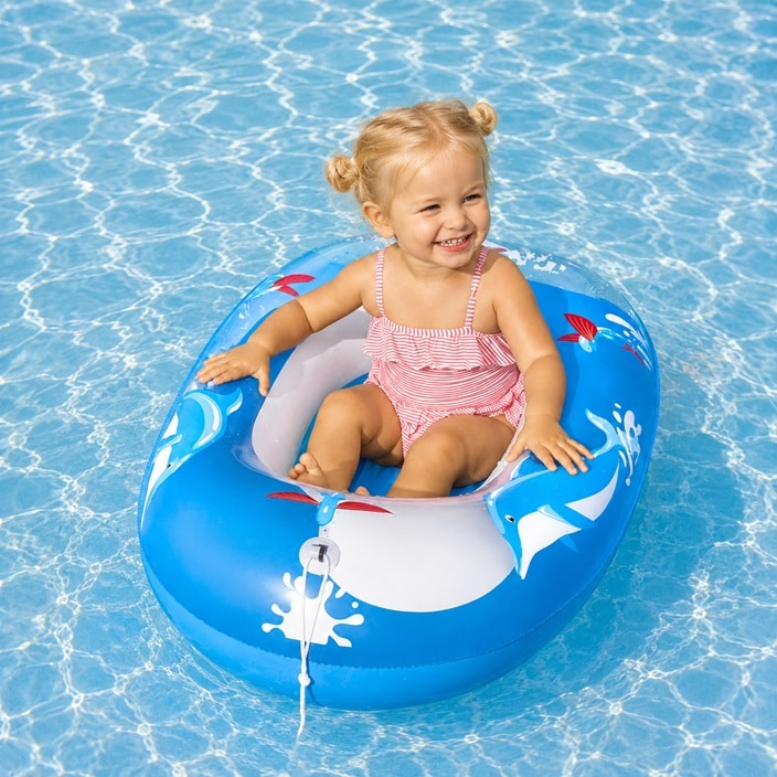 Badbåt för barn - Bestway Floatin Friends