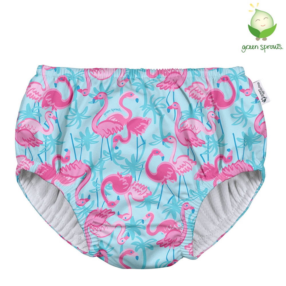 Badblöja Green Sprouts Eco Pull-Up Flamingos