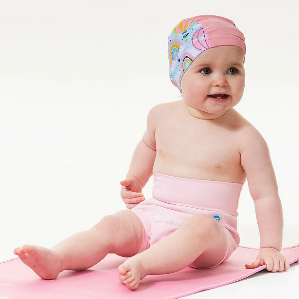 Badblöja SplashAbout Happy Nappy Almond Blossom Rosa