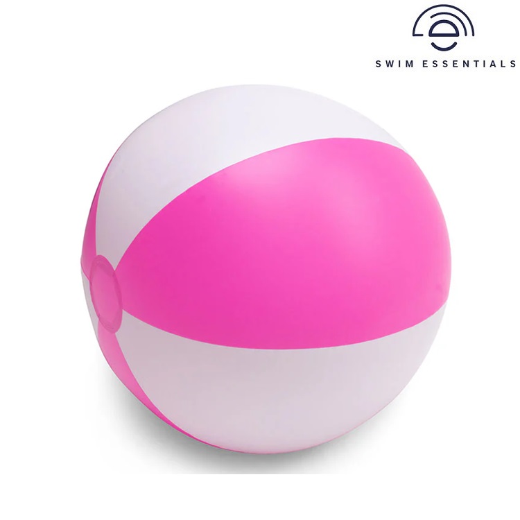 Uppblåsbar badboll Swim Essentials Pink & White