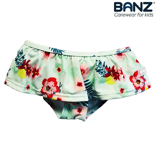 Badbyxor barn och baby Banz Mint Floral
