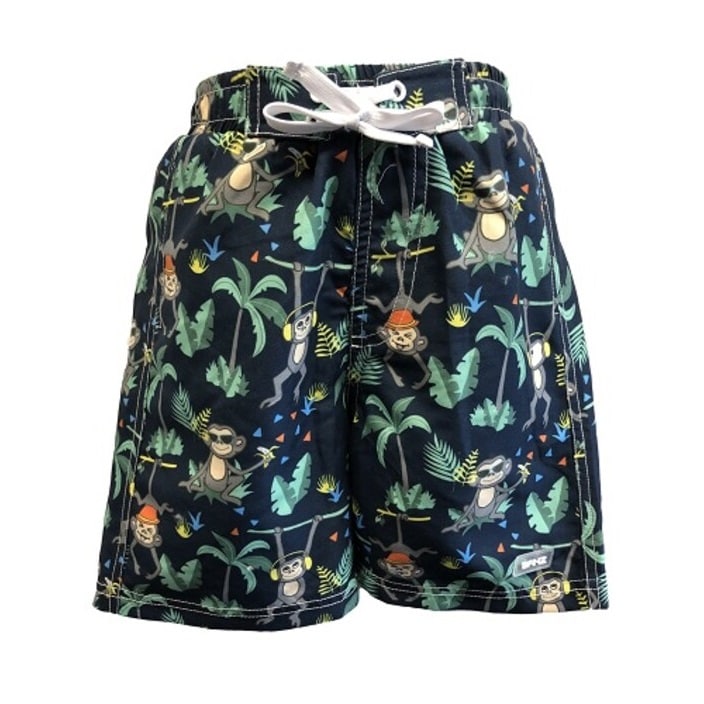 Badbyxor för barn - Banz Navy Jungle badshorts