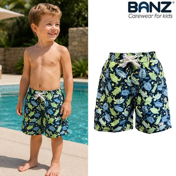 Badbyxor för barn - Banz Turtle badshorts