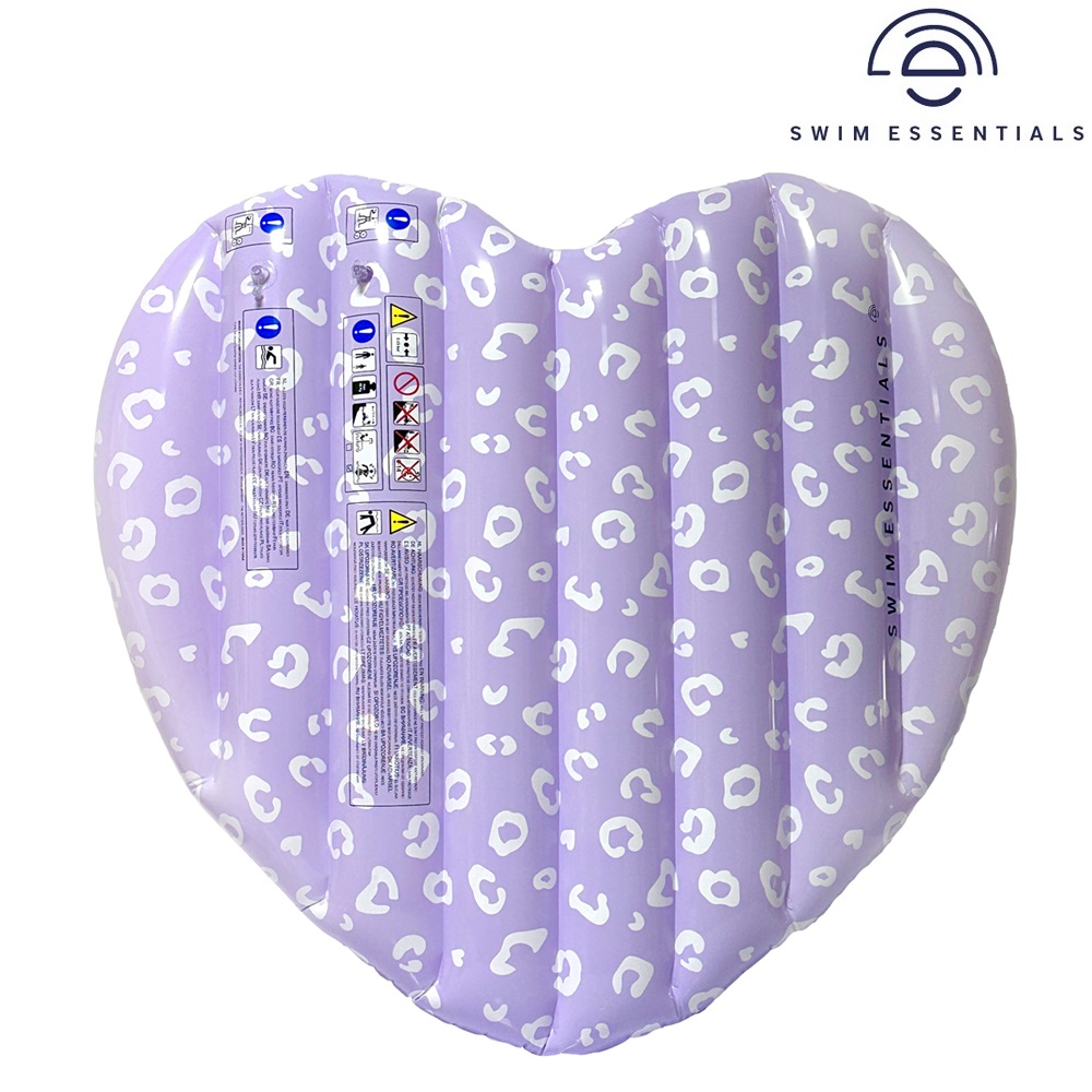 Badmadrass - Swim Essentials Lilac Heart