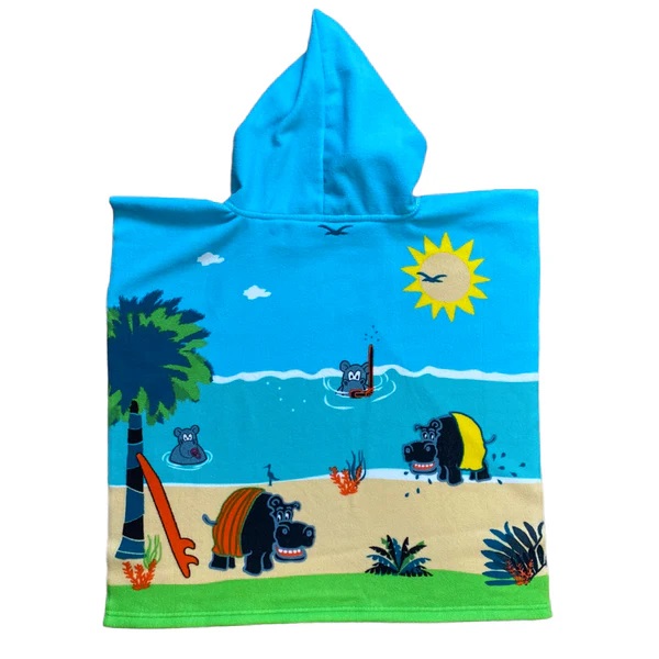 Badponcho för barn Le Comptoir Hippo