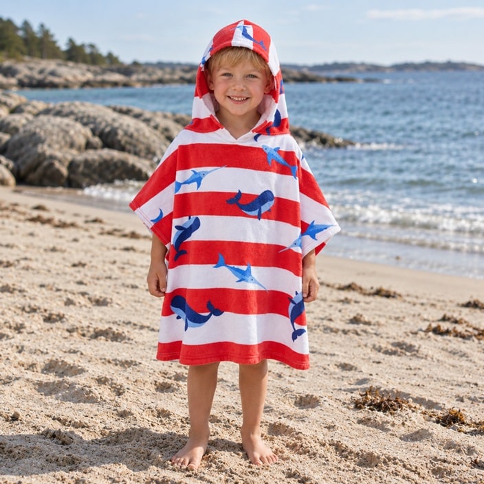 Badponcho - Swim Essentials Whales