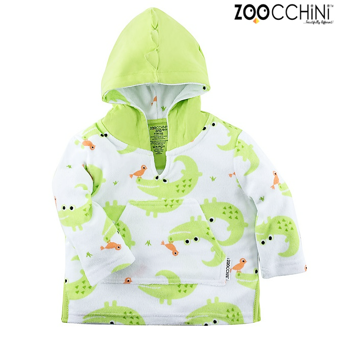 Badponcho för barn och baby Zoocchini Alligator