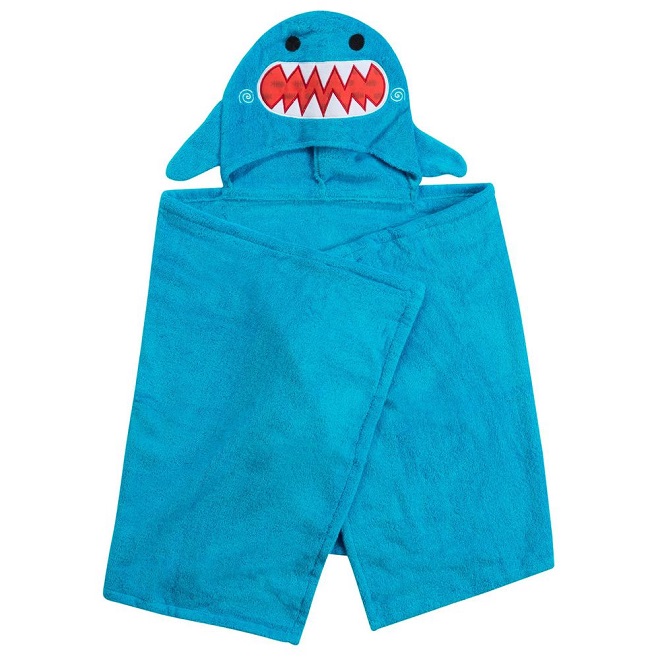 Badponcho till barn Zoocchini Shark