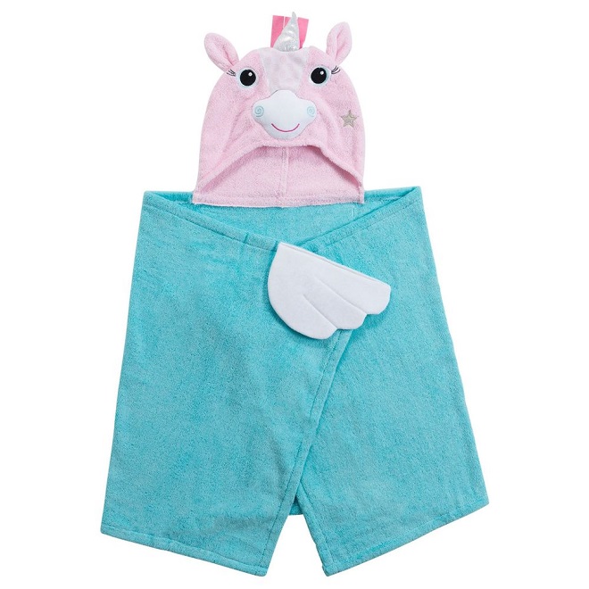 Badponcho till barn Zoocchini Unicorn