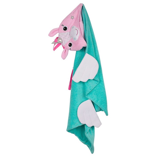 Badponcho till barn Zoocchini Unicorn