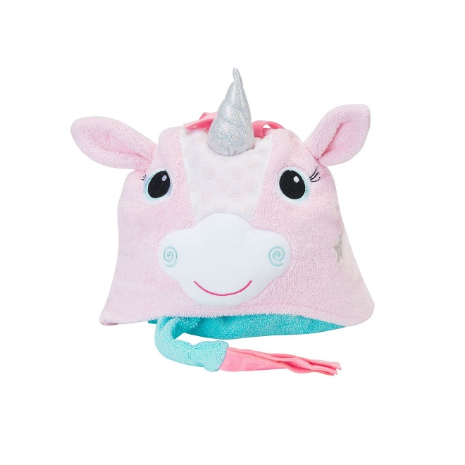 Badponcho till barn Zoocchini Unicorn
