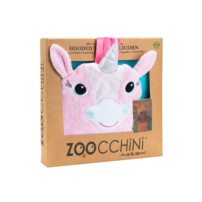 Badponcho till barn Zoocchini Unicorn