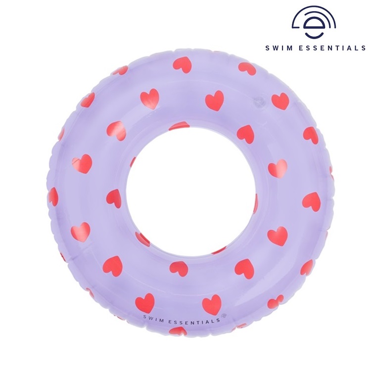 Badring - Swim Essentials Lilac Hearts