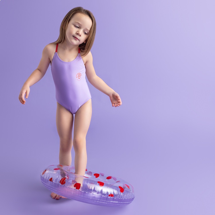 Badring - Swim Essentials Lilac Hearts