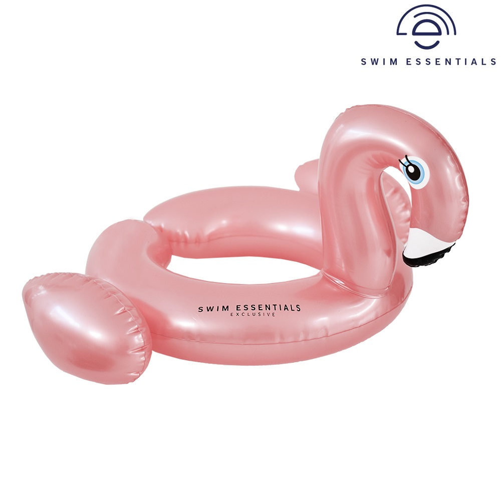 Uppblåsbar badring - Swim Essentials Flamingo