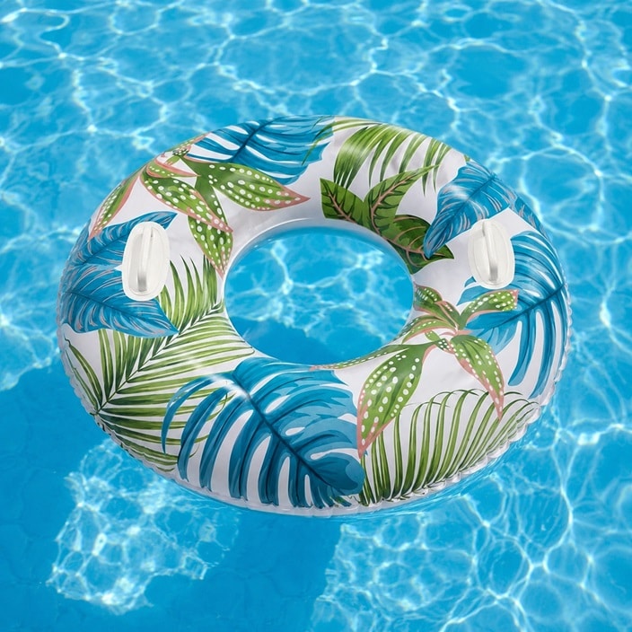 Badring XL med handtag - Intex Tropical Plants