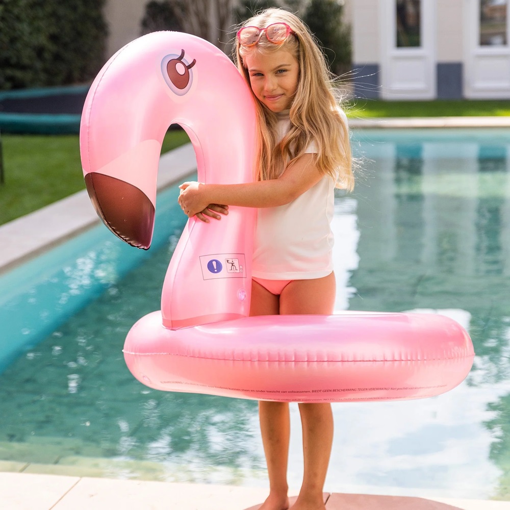 Badring för barn - Swim Essentials Flamingo XL