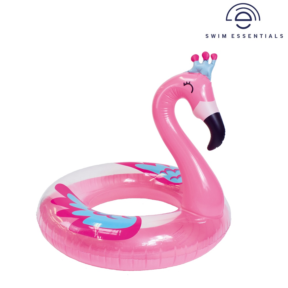 Uppblåsbar badring Swim Essentials Flamingo XL