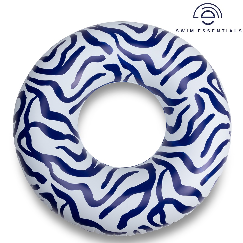 Uppblåsbar badring XXL Swim Essentials Zebra
