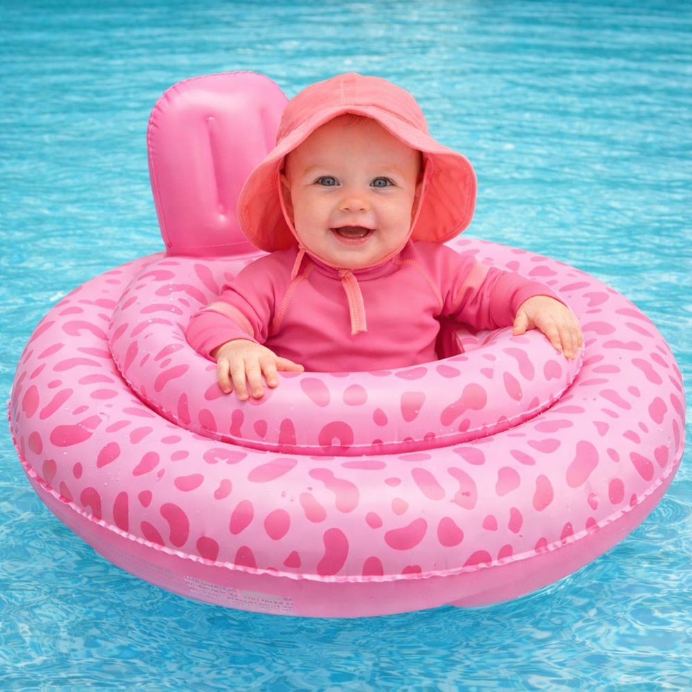 Badring baby - Swim Essentials Pink Leopard