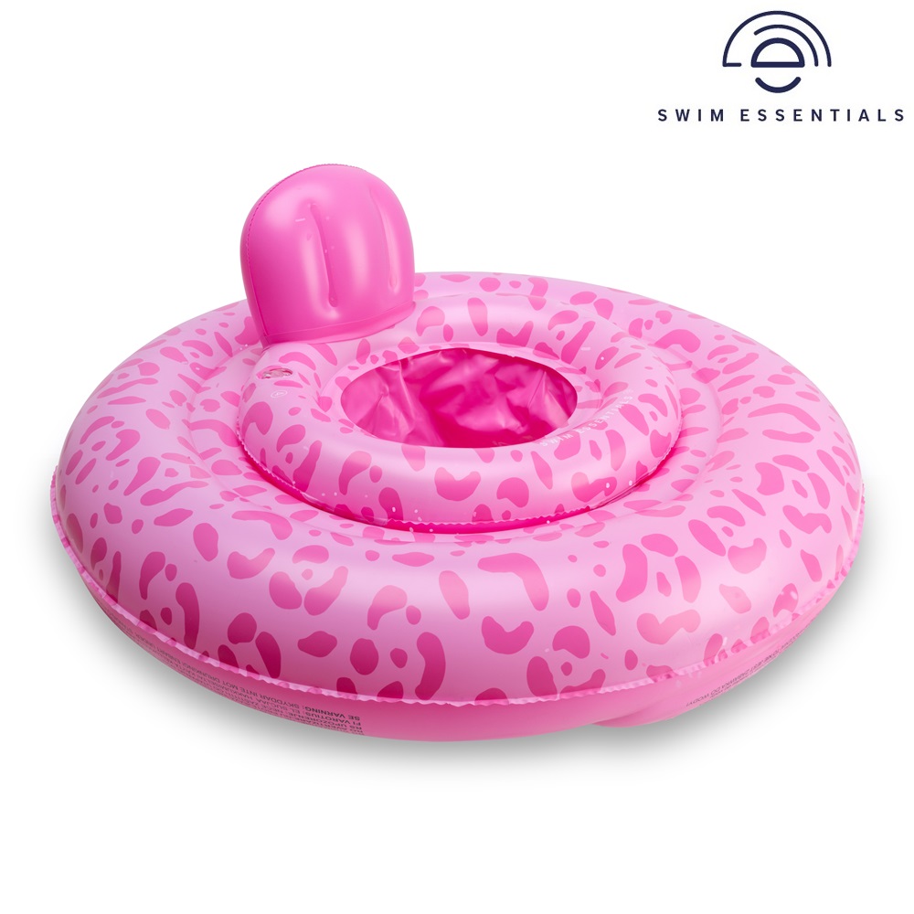 Badring för baby Swim Essentials Pink Leopard