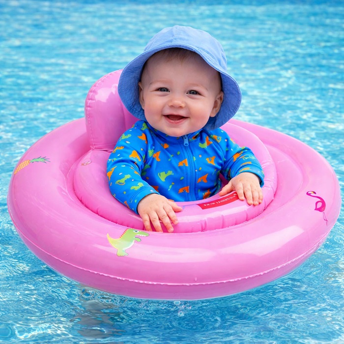 Badring baby - Swim Essentials Pink Safari