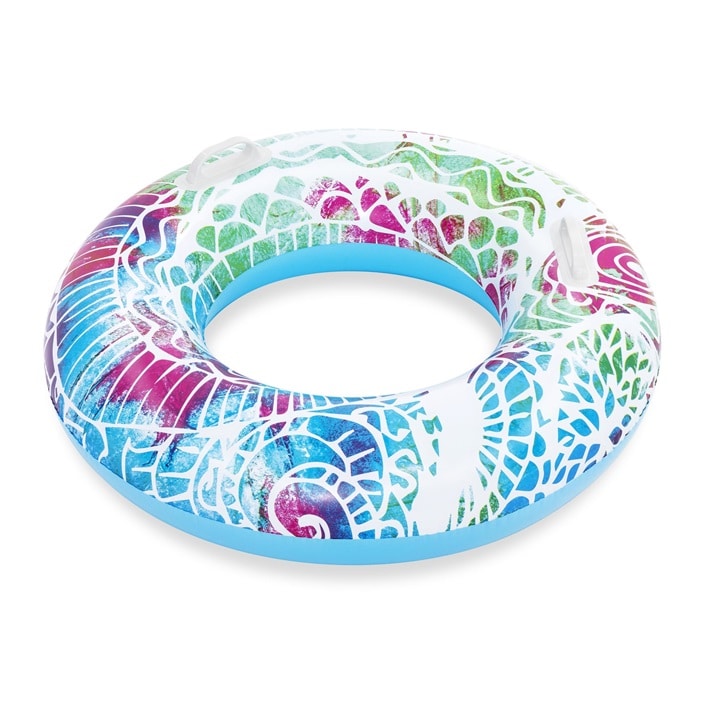 Uppblåsbar badring Bestway Summer Swirl Blue