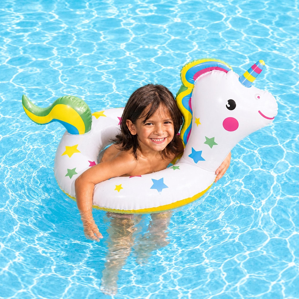 Badring för barn - Bestway Unicorn