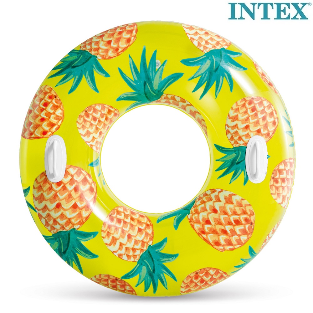 Badring för barn XL Intex Pineapple