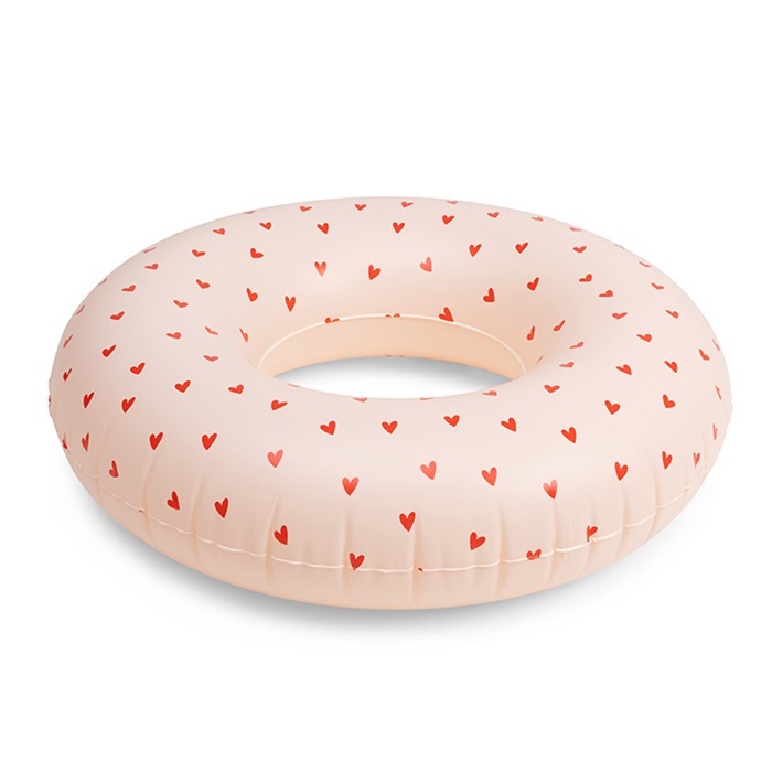 Uppblåsbar badring Swim Essentials Pink Hearts