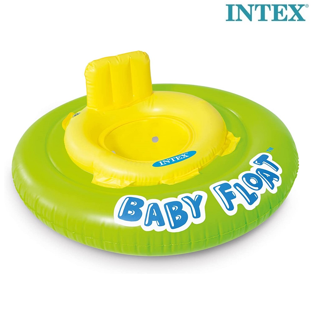 Baby badring Intex Baby Float Grön och Gul