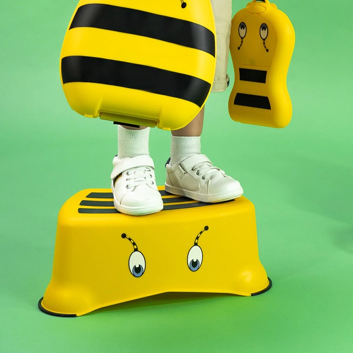 Badrumspall för barn My Little Step Stool Bee