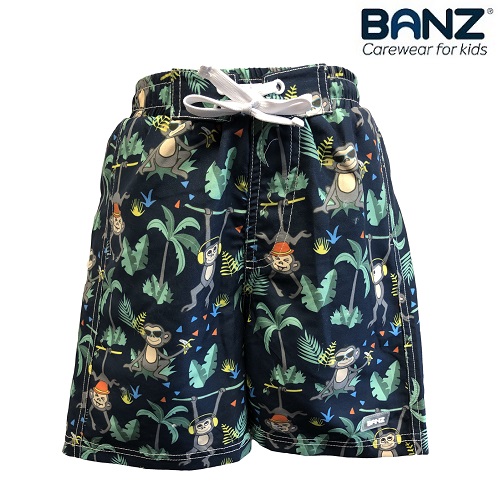 Badshorts barn Banz Navy Jungle